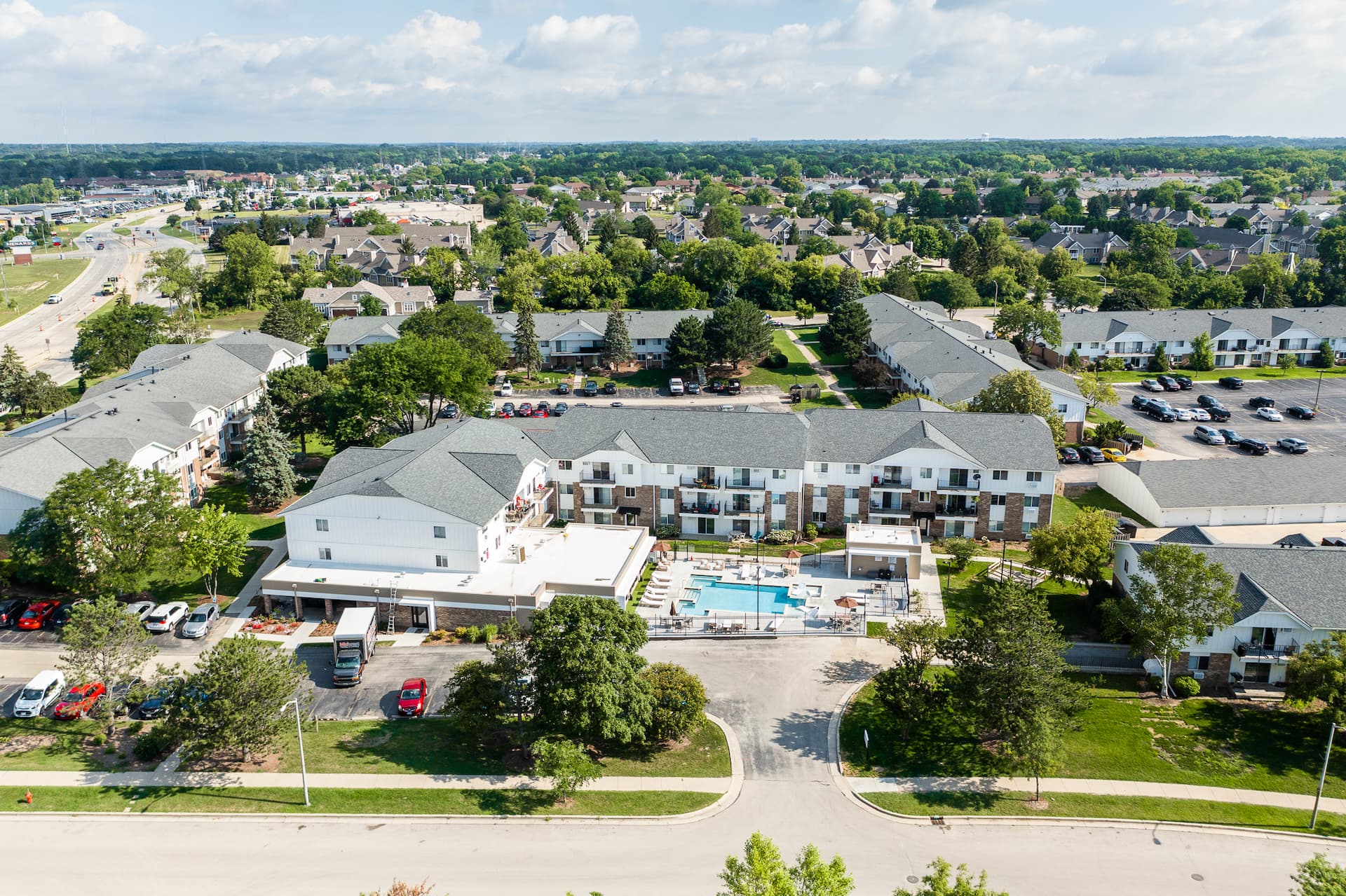 Aerial view of DMG